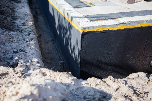Residential Exterior Waterproofing installation at a Monroeville, IN home by SJ Waterproofing Pros